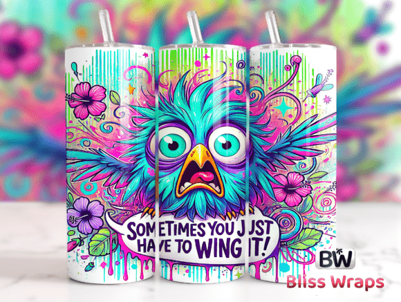 Download Sarcastic Funny Bird Tumbler Wrap Png - Tumbler wrap png Collection