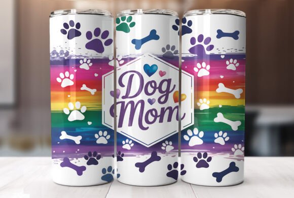 Download 20oz Dog Mom Tumbler Wrap PNG - Tumbler wrap png Collection