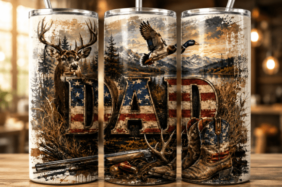 Download Dad Hunting Tumbler Wrap PNG - Tumbler wrap png Collection