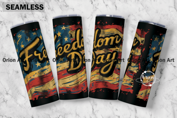 Download Freedom Day USA Flag Tumbler Wrap PNG - Tumbler wrap png Collection