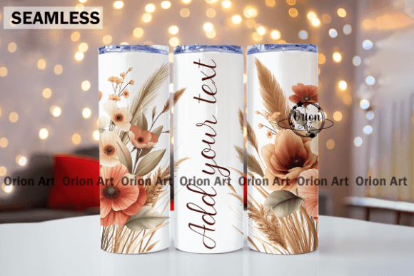 Download Add Your Text Flowers Tumbler Wrap PNG - Tumbler wrap png Collection