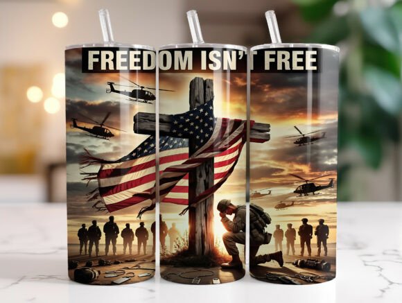 Download American Freedom 20oz Tumbler Wrap PNG - Tumbler wrap png Collection
