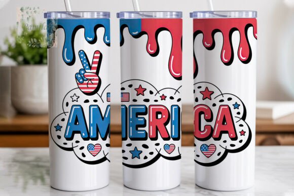 Download Patriotic America Tumbler Wrap PNG - Tumbler wrap png Collection