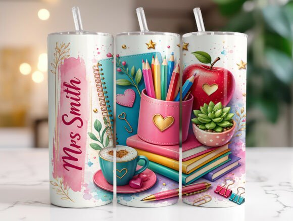 Download Teacher Tumbler Wrap PNG Sublimation - Tumbler wrap png Collection