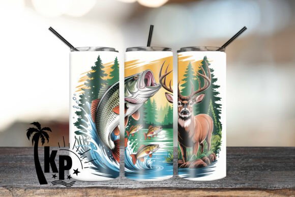 Download Fishing and Hunting Tumbler Wrap PNG - Tumbler wrap png Collection
