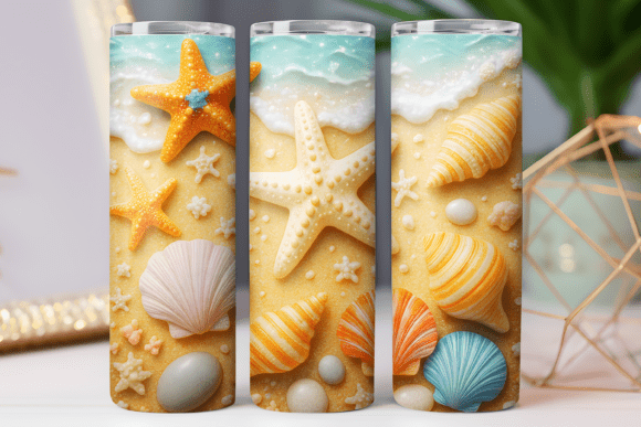 Download Summer Beach Tumbler Wrap Png Design Art - Tumbler wrap png Collection