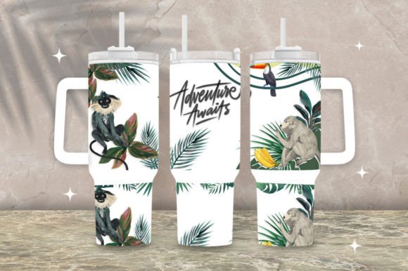 Download Stanley 40 Oz Tropical Tumbler Wrap Png - Tumbler wrap png Collection