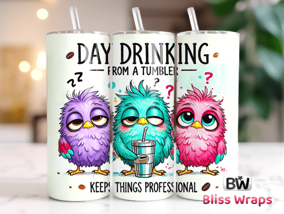 Download Sarcastic Funny Bird Tumbler Wrap Png - Tumbler wrap png Collection