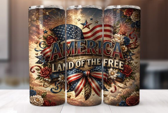 Download Patriotic America 20 Oz Tumbler Wrap PNG - Tumbler wrap png Collection