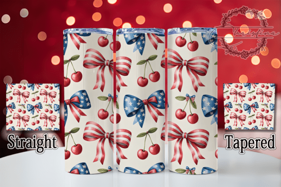 Download Coquette Cherry Patriotic Bow Tumbler - Patriotic bow tumbler Collection