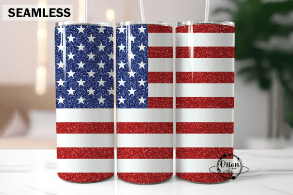 Download American Flag Glitter Tumbler Wrap PNG - Tumbler wrap png Collection