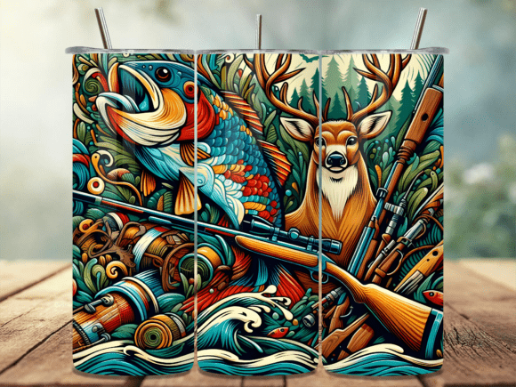 Download Hunting and Fishing Tumbler Wrap PNG - Tumbler wrap png Collection